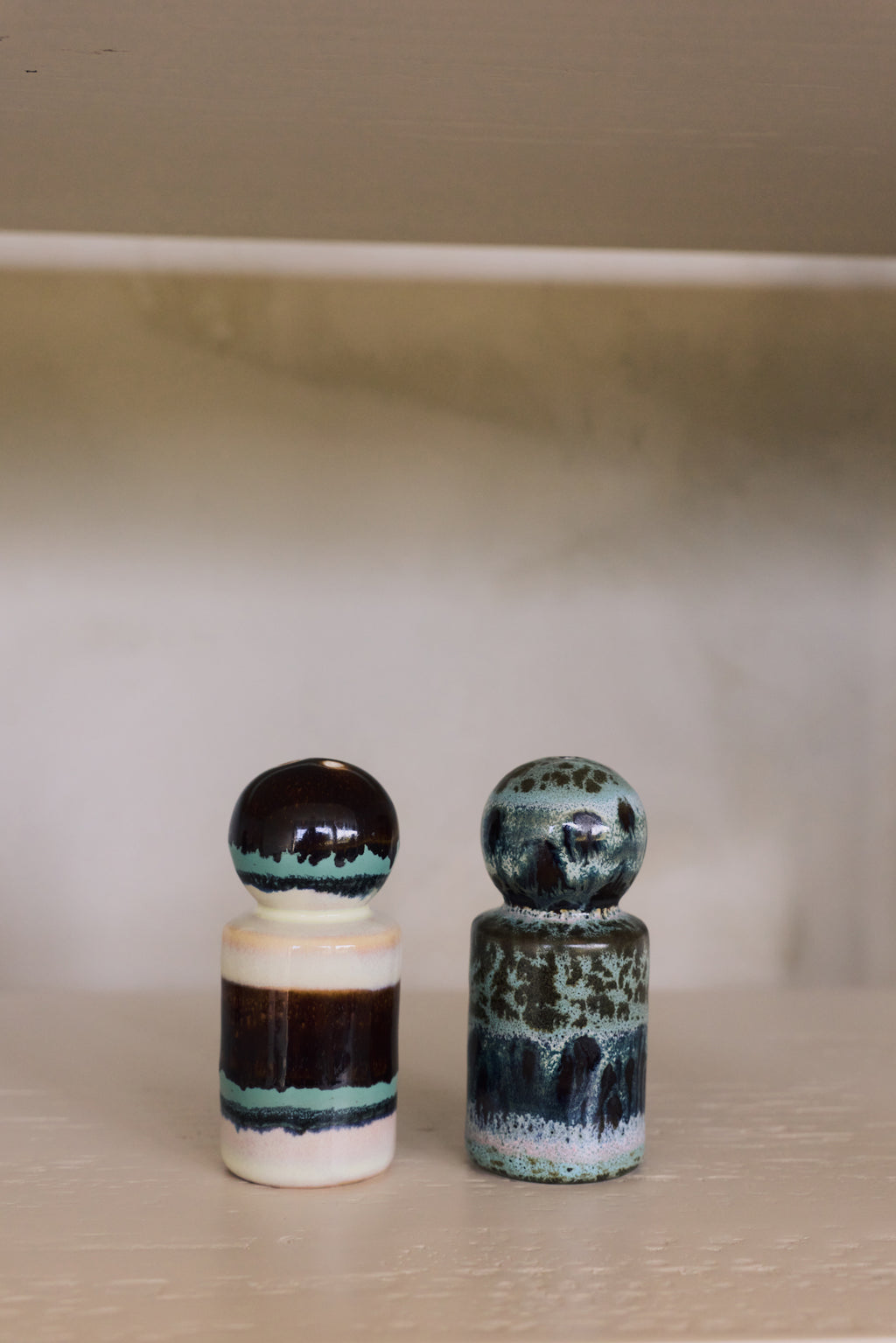 HKLIVING 70’s Ceramics pre-order salt & pepper jar swirl