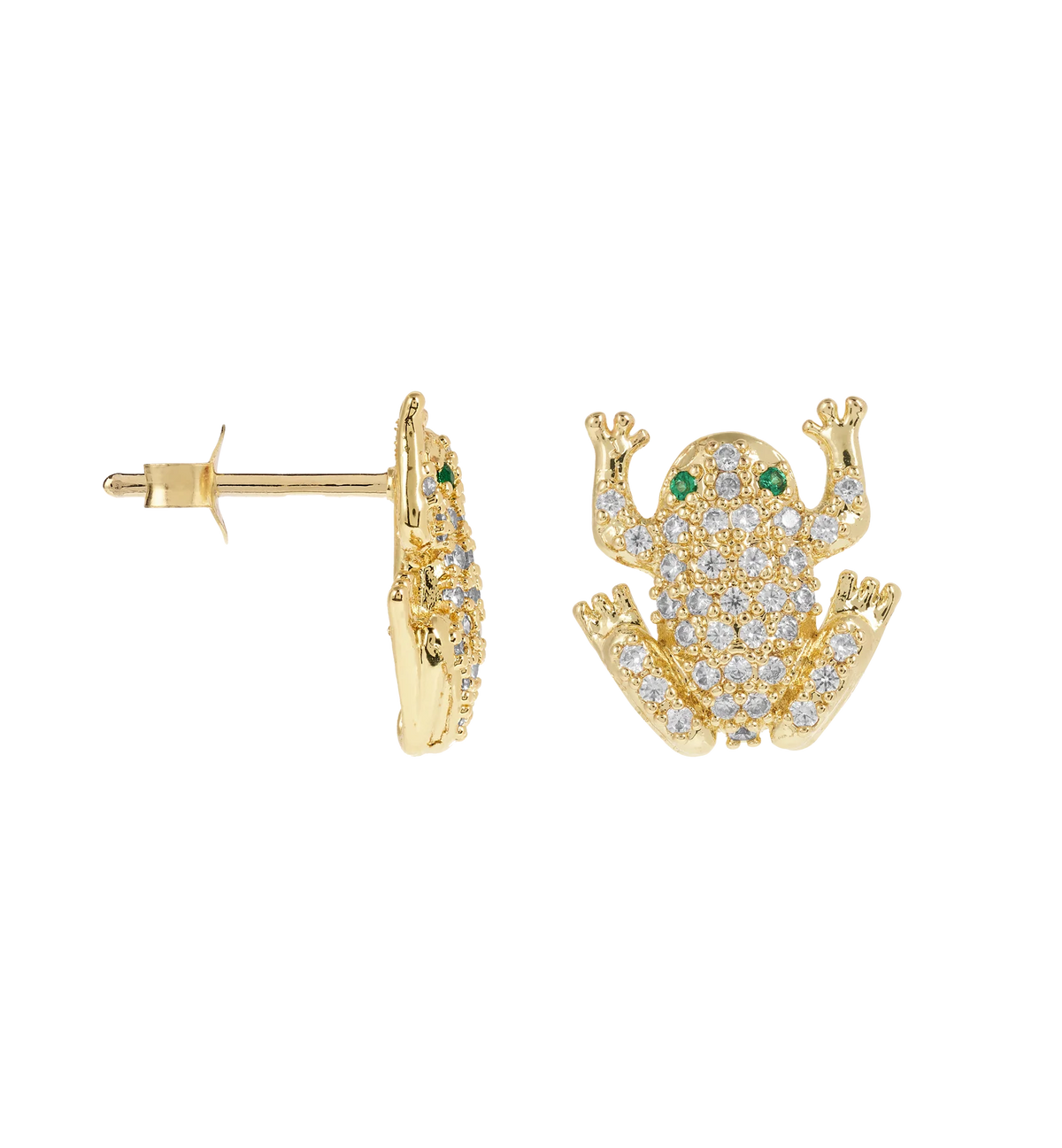Anna + Nina Enchanted Froggies Studs