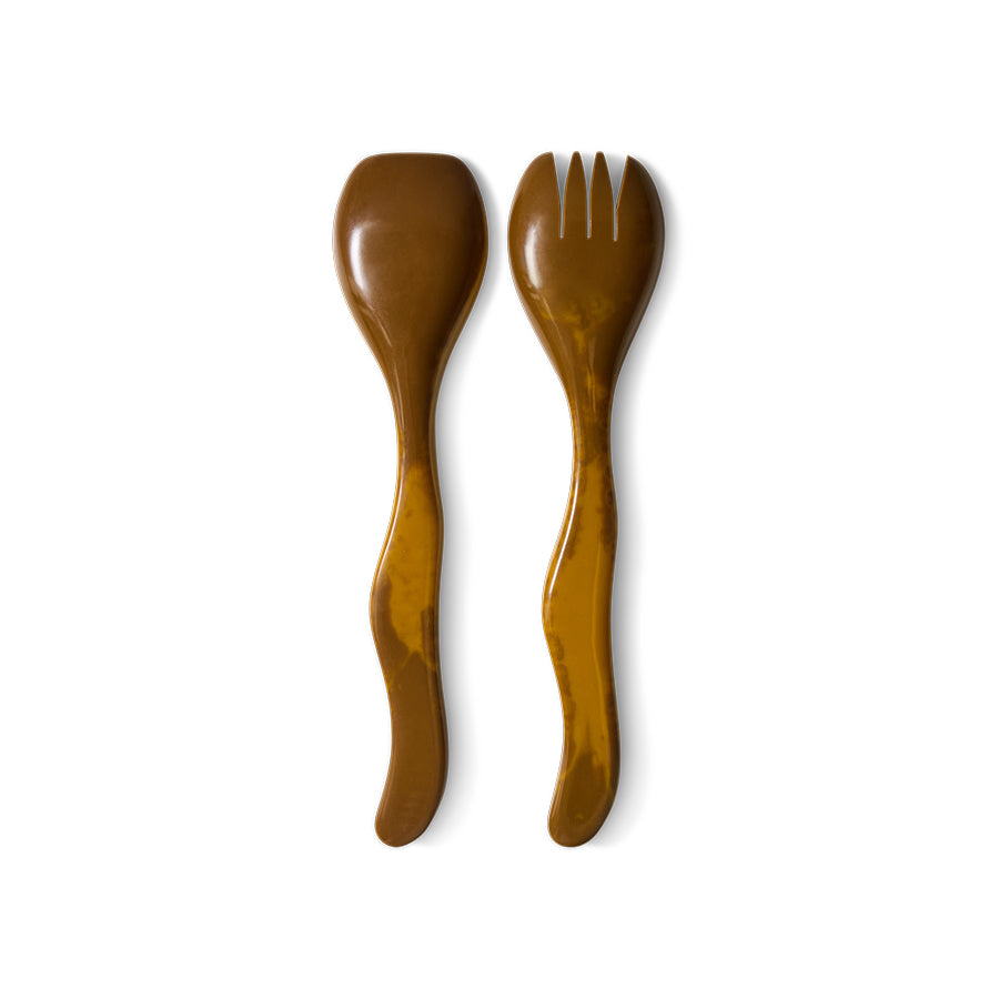 HKLIVING Salad cutlery
ochre set of 2