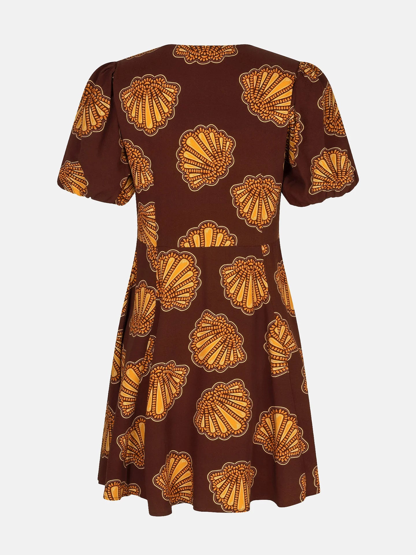 YDENCE Dress Nika Brown Shells