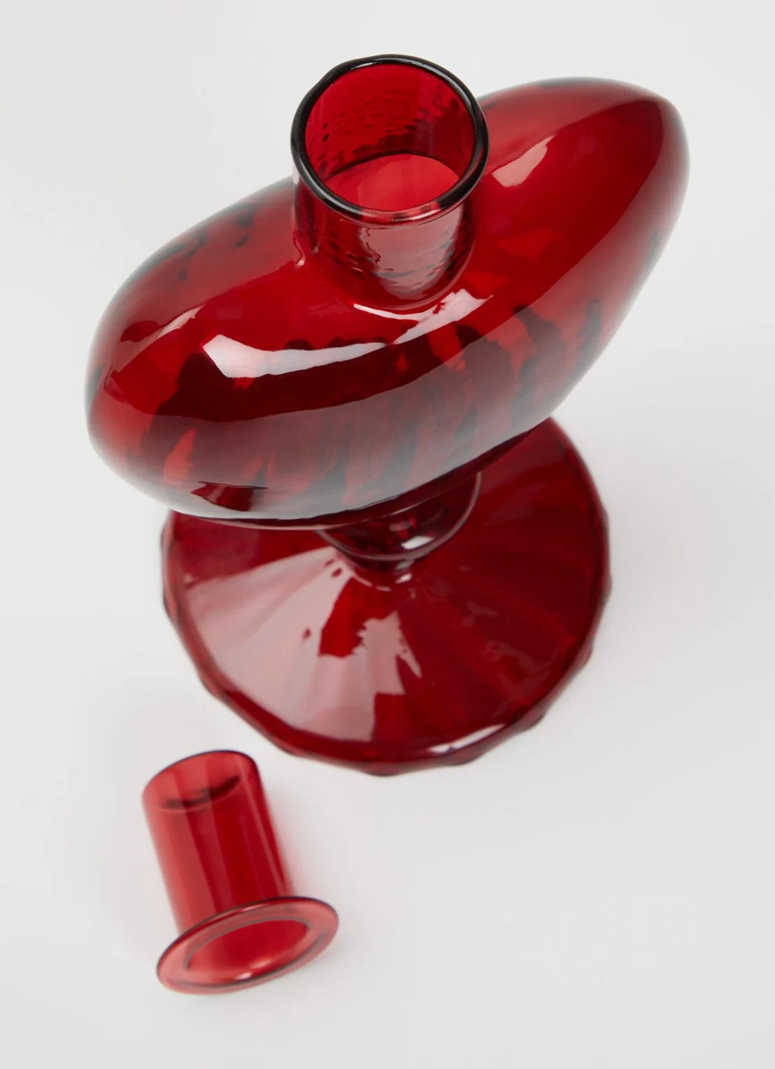 Maroon Candle Holder