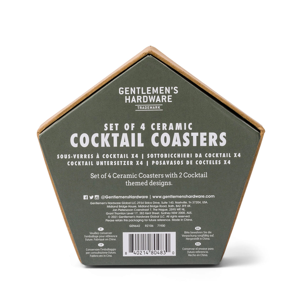Onderzetters Cocktail Set