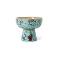 HKLIVING 70s ceramics Tapas Bowl S on Base Patina