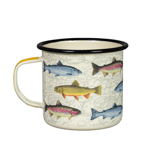 Enamel Mug Fishing