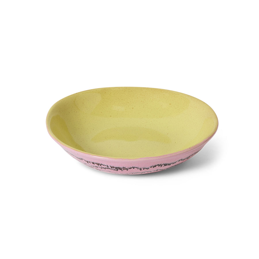 HKLIVING 70s ceramics Curry Bowls Bubble set of two
