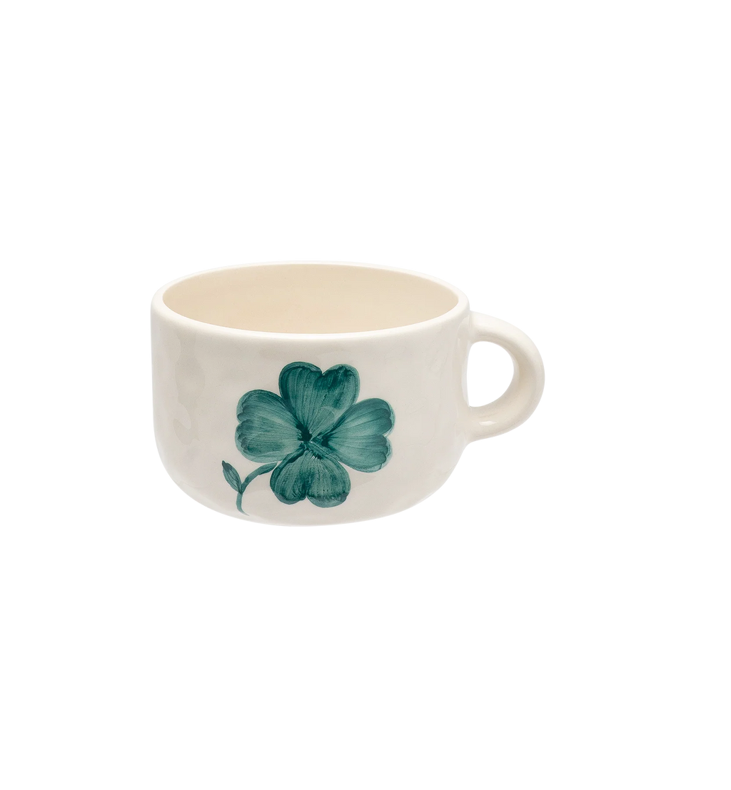 Anna + Nina Shamrock Cappuccino Mug