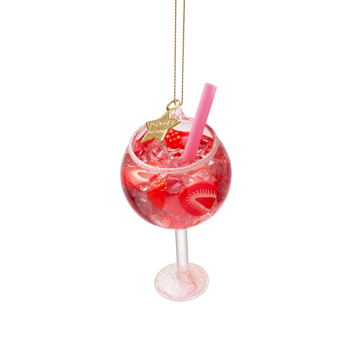 Vondels Amsterdam Ornament glass Ornament Pink Gin Tonic