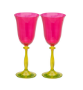 Anna + Nina The Gardenia Wine Glass Set of 2