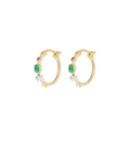 Anna + Nina Small Storybook Hoop Earrings