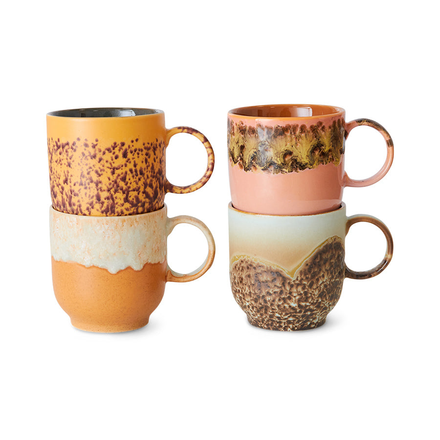 Café mugs Cape, set van 4