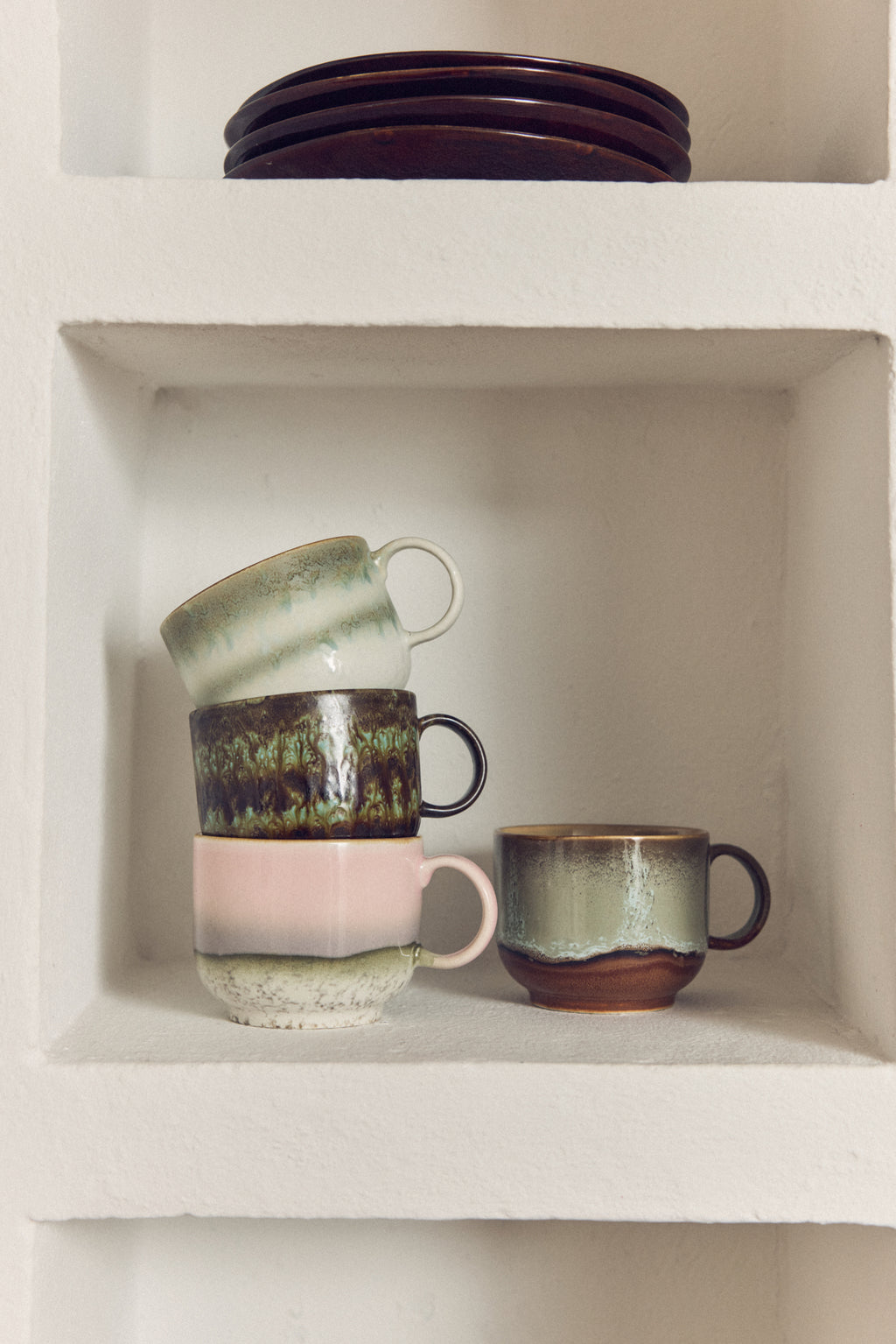 HKLIVING 70s ceramics Tea cups Nova set