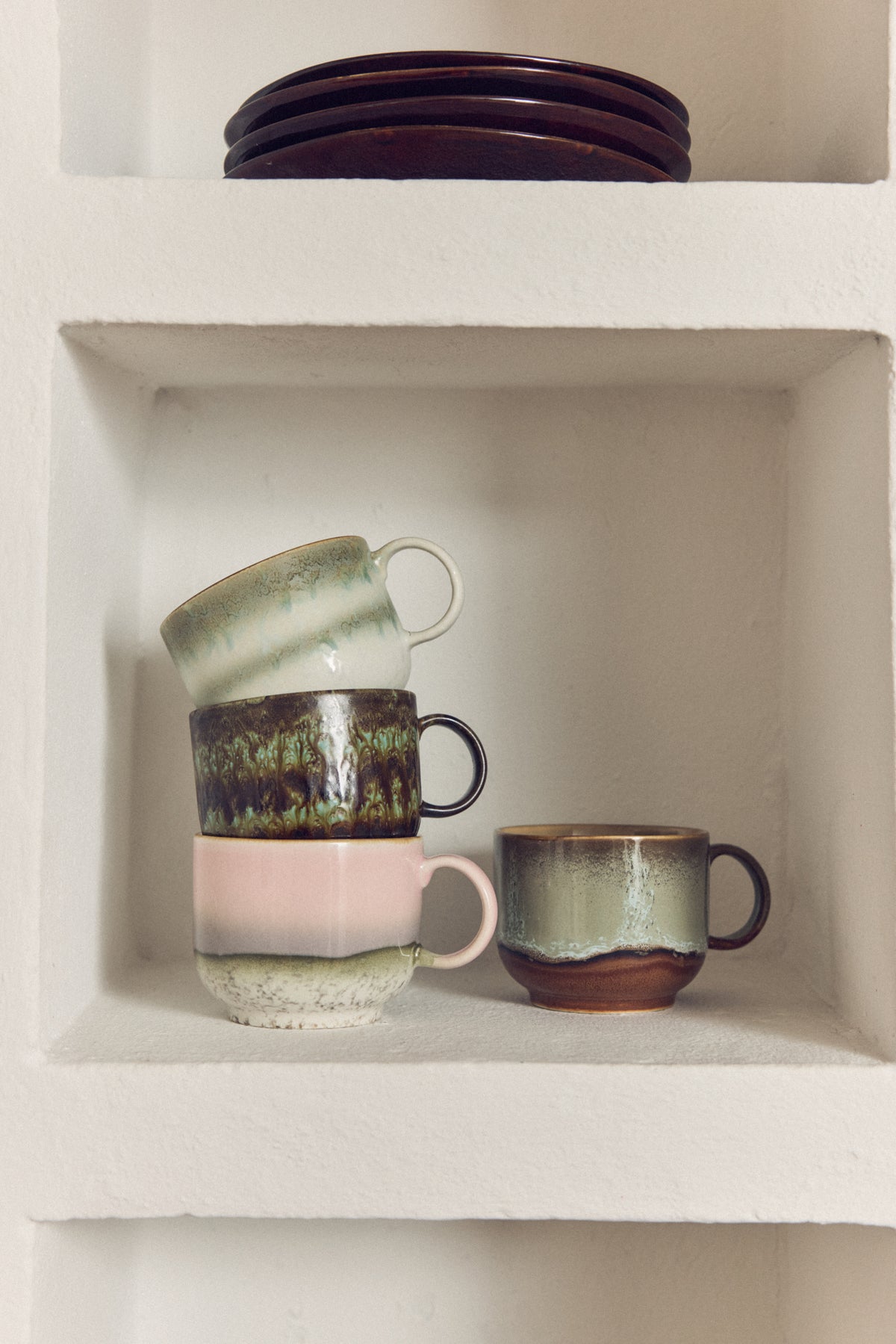 HKLIVING 70s ceramics Tea cups Nova set