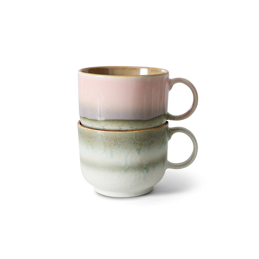 HKLIVING 70s ceramics Tea cups Nova set