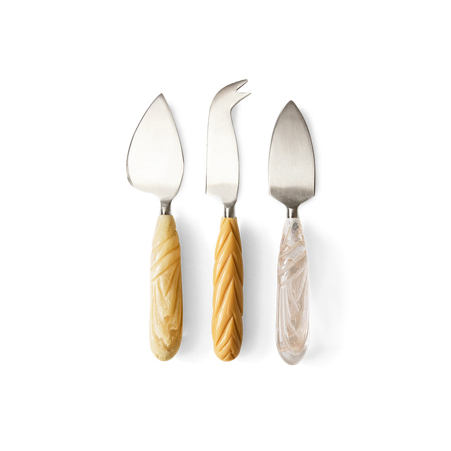 Cheese Knives Set Cream