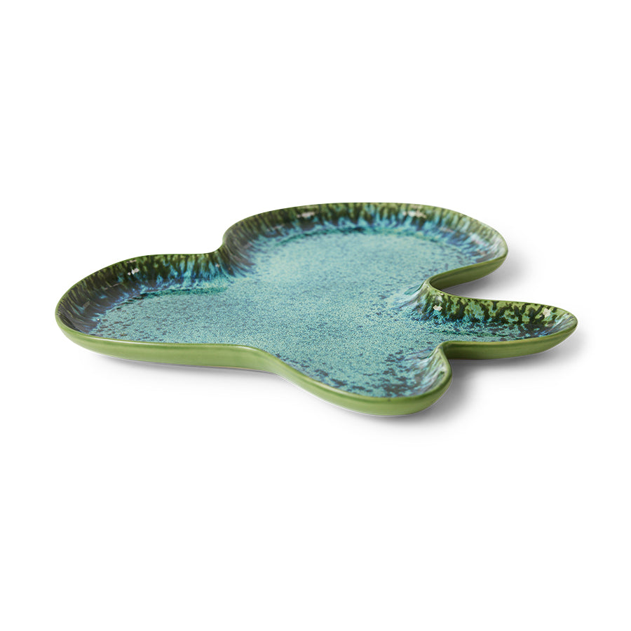 HKLIVING Shell Plate Teal