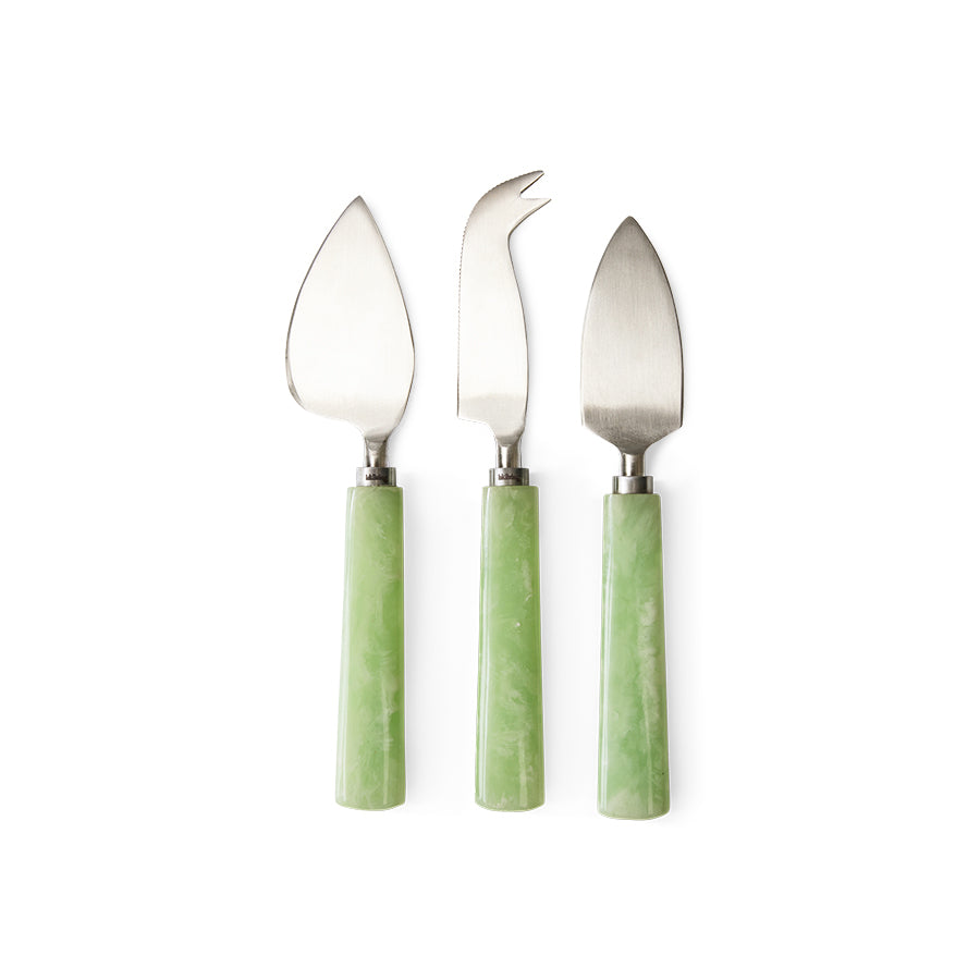 Cheese Knives Set Sage