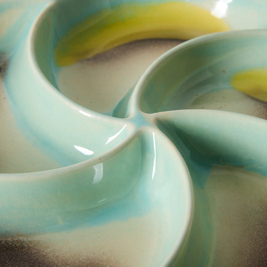 HKLIVING 70s ceramics Snack Tray Glint
