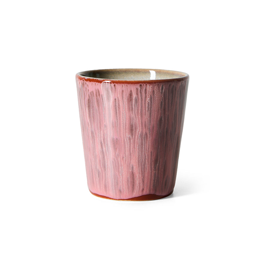 HKLIVING 70’s Ceramics Coffee mug Rhubarb
