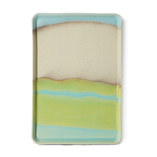 HKLIVING 70s ceramics Large Tray Glint
