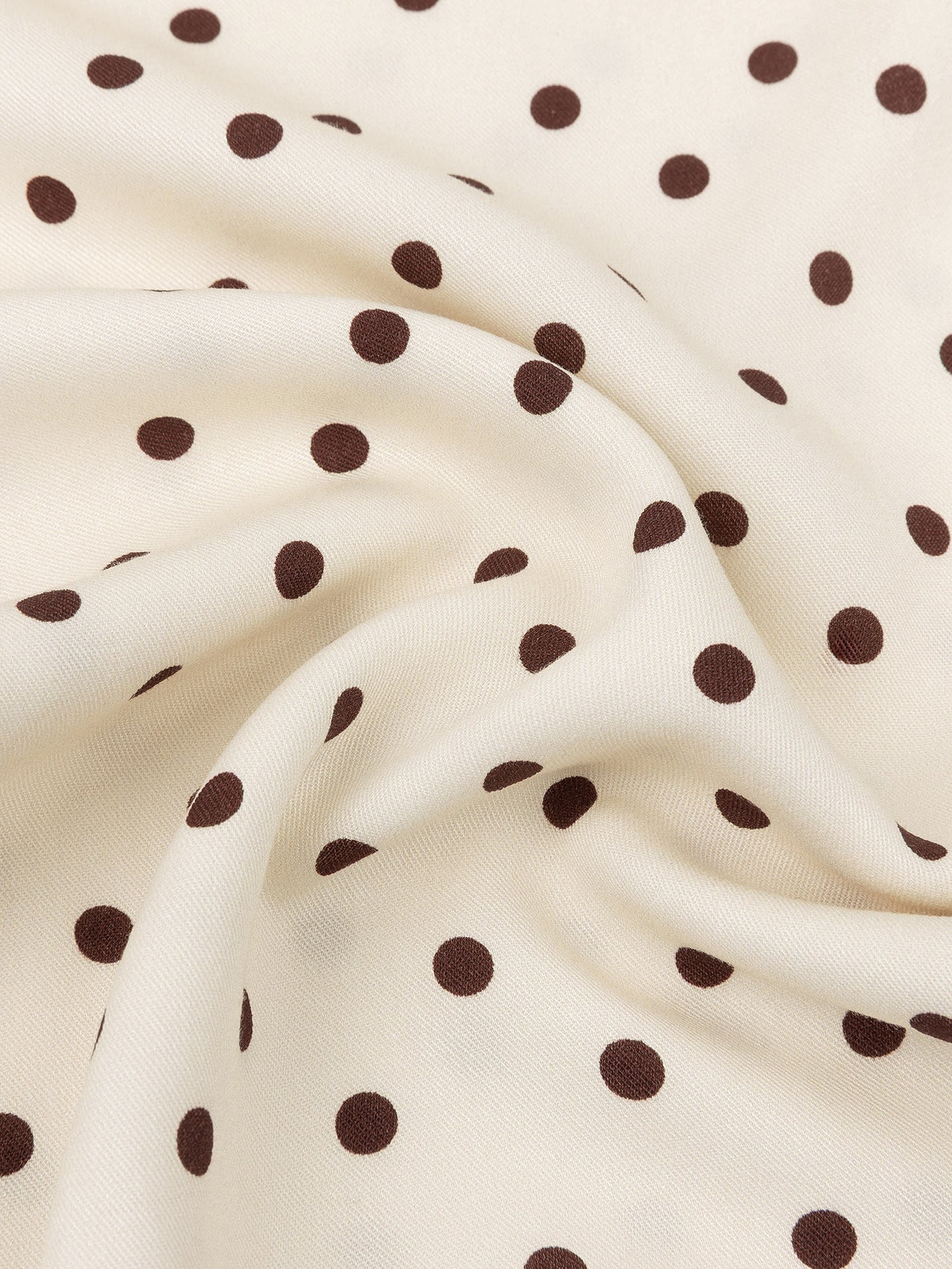 YDENCE Pants Stacey Ecru Polkadot