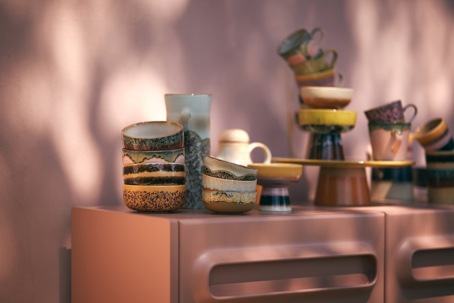 HKLIVING 70’s Ceramics Dessert bowl Cliffs