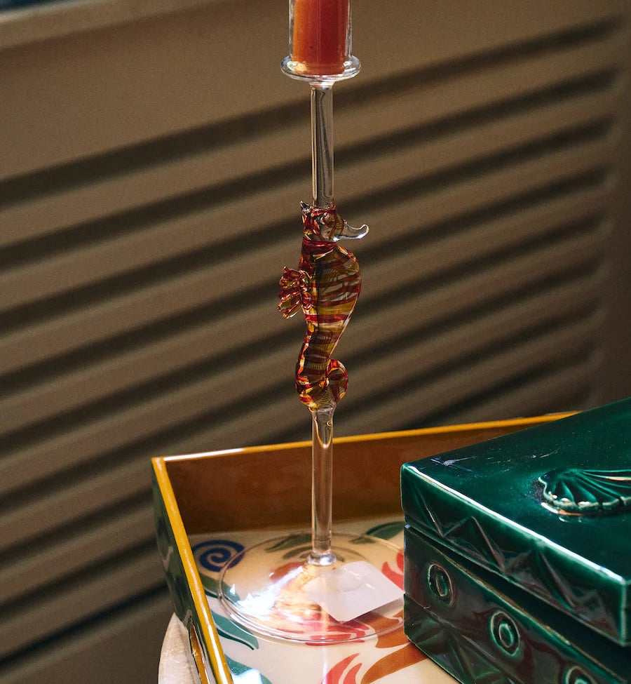 Anna + Nina Laurel Seahorse Candle Holder