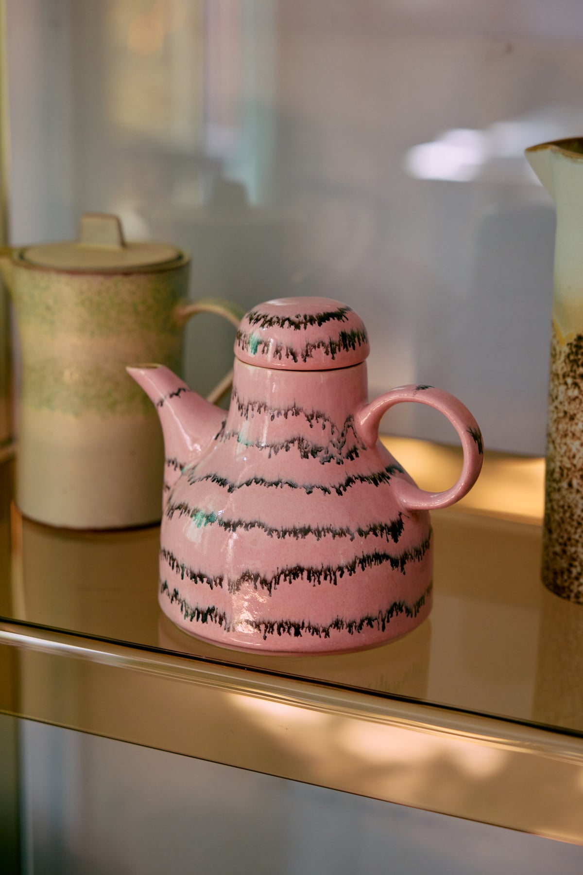 HKLIVING 70s ceramics Coffee pot Bubble