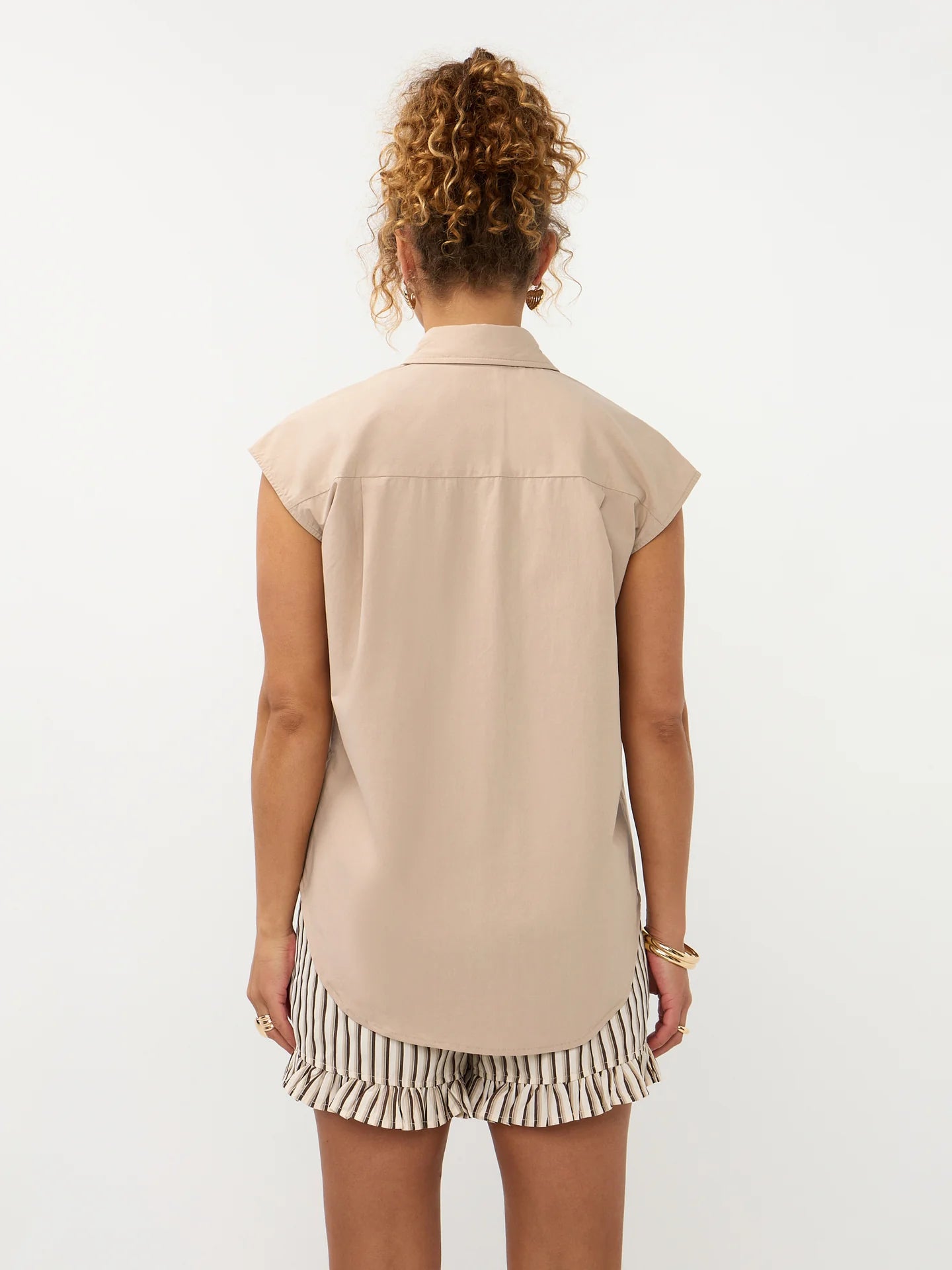 YDENCE Blouse Sabrina Beige