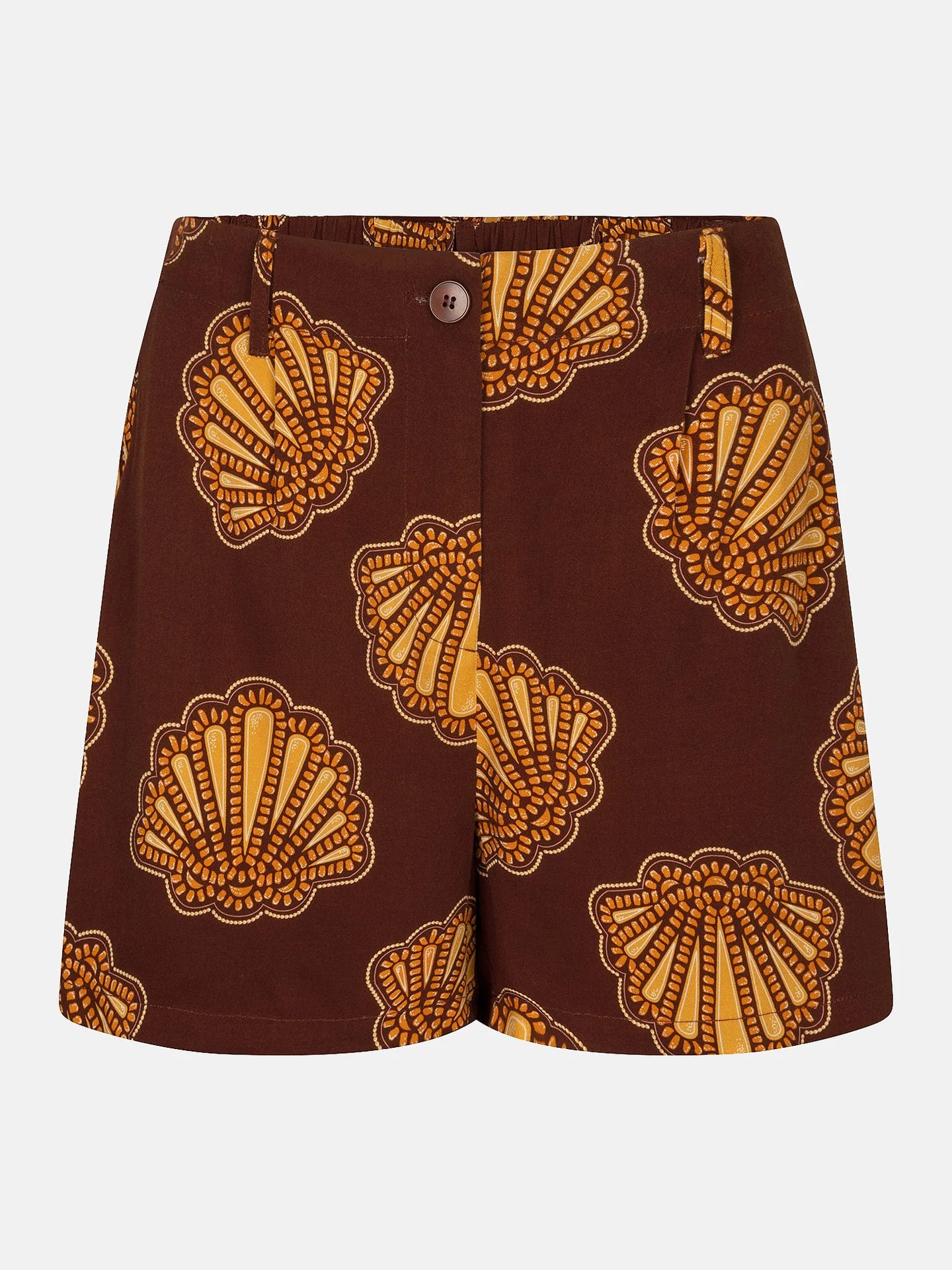 YDENCE Short Nadia Brown Shells