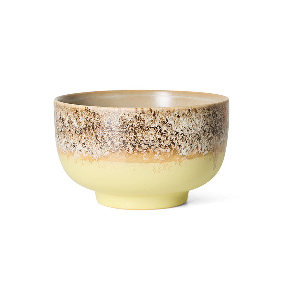 HKLIVING 70’s Ceramics pre-order noodle bowl custard