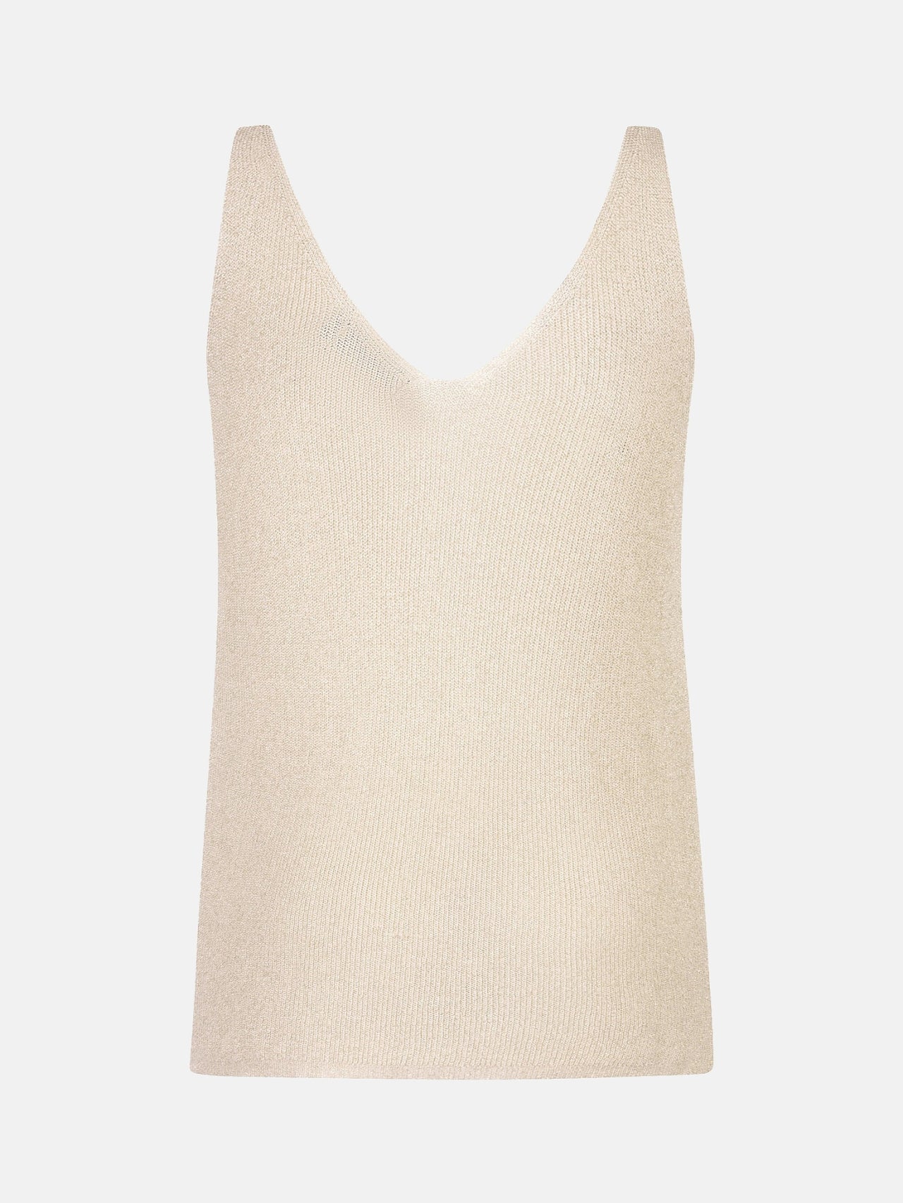 YDENCE Knitted Top Lux Ecru