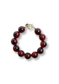 Bonnie Studios Wilma Burgundy Marble Bracelet