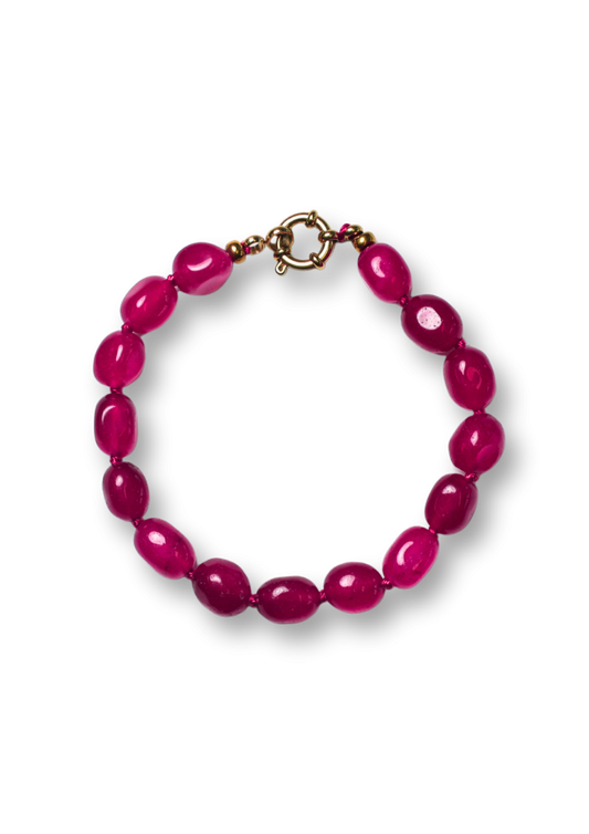 Bonnie Studios Bobby Burgundy Armband