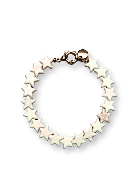 Bonnie Studios Star White Armband