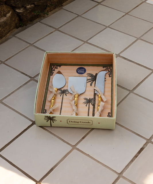 Bodhi Bamboo Cheese set Giftbox