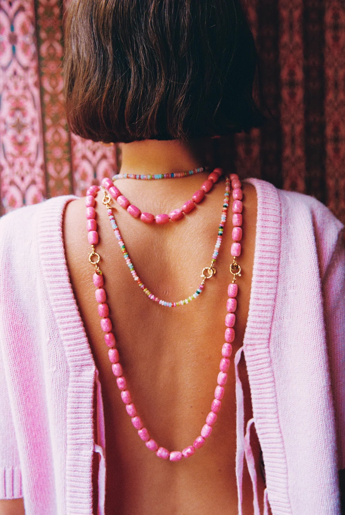 Bonnie Studios William Pink Ketting