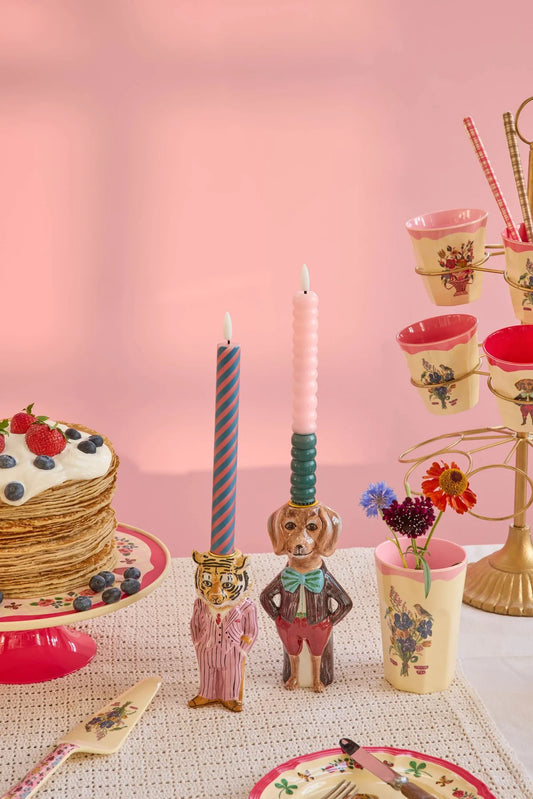 RICE Tiger Keramiek Kandelaar Nathalie Lété