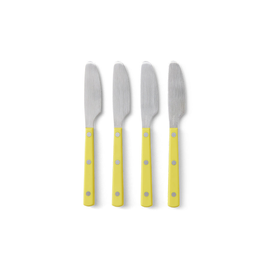 HKLIVING 70s cutlery butter knives lemon set of 4