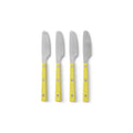 HKLIVING 70s cutlery butter knives lemon set of 4