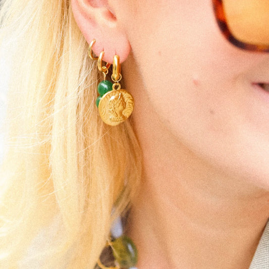 Renaissance Coin earring 