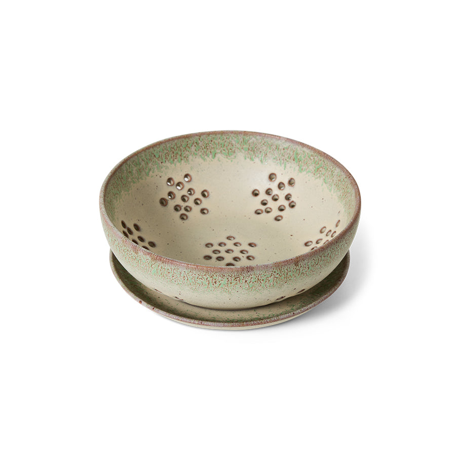 HKLIVING 70s ceramics Berry Bowl Slush