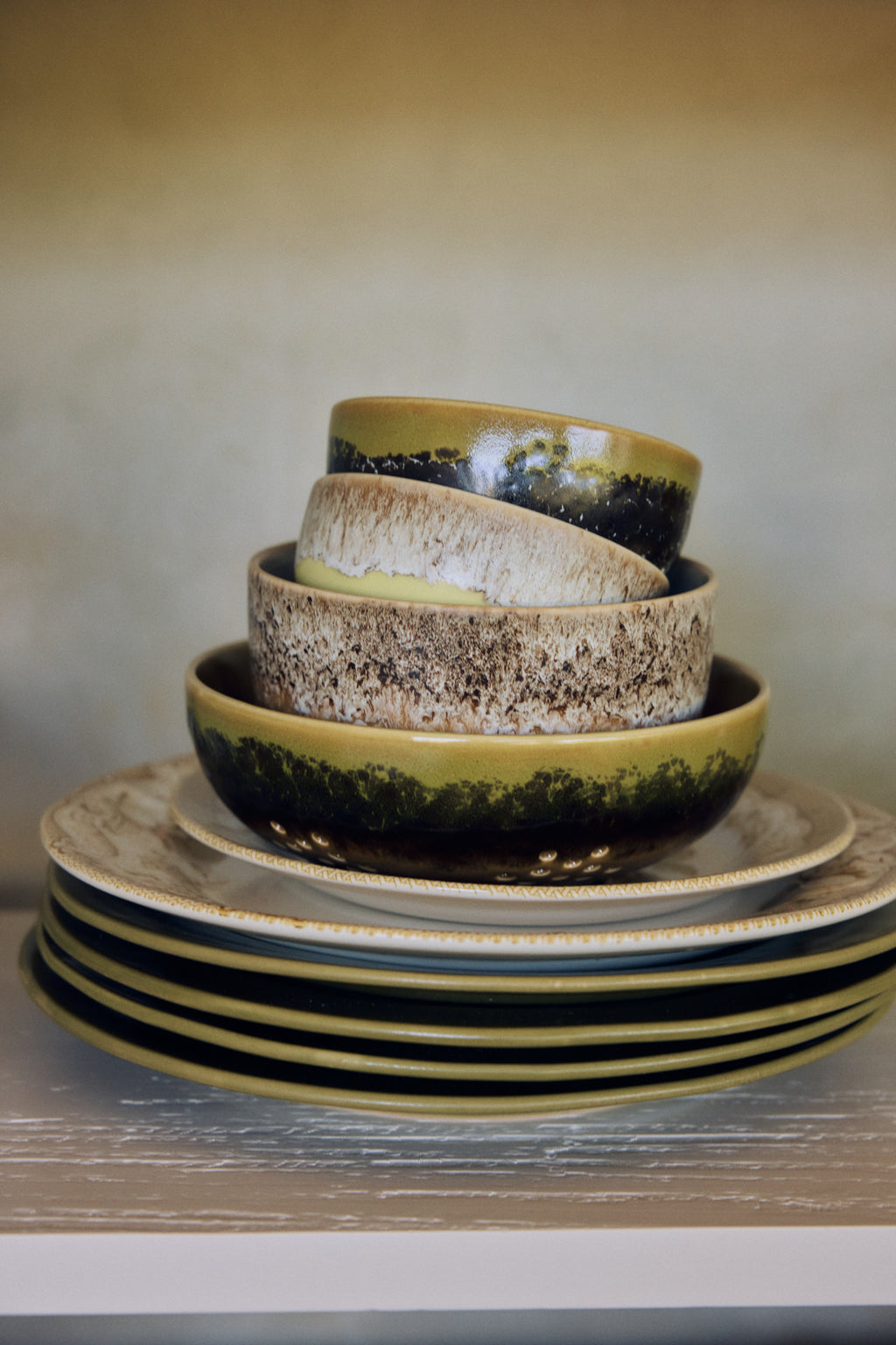 HKLIVING 70’s Ceramics pre-order noodle bowl custard