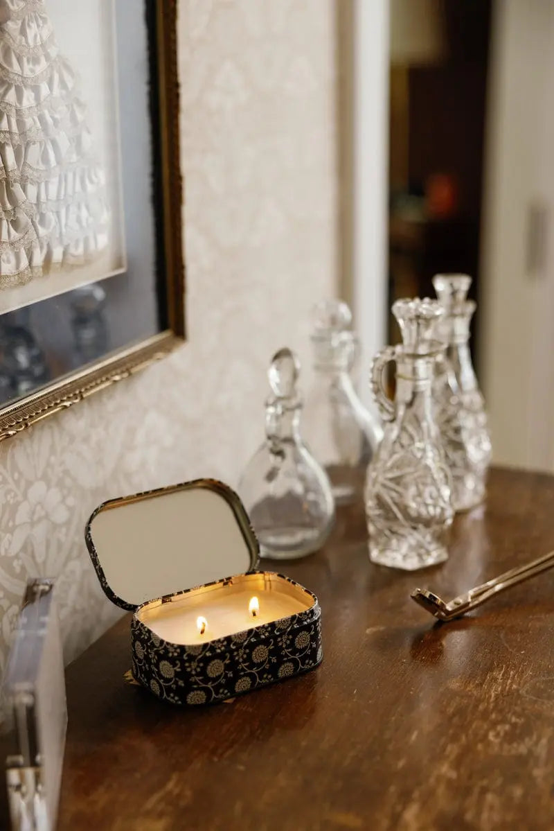 Black Fig &amp; Olive Tin Candle