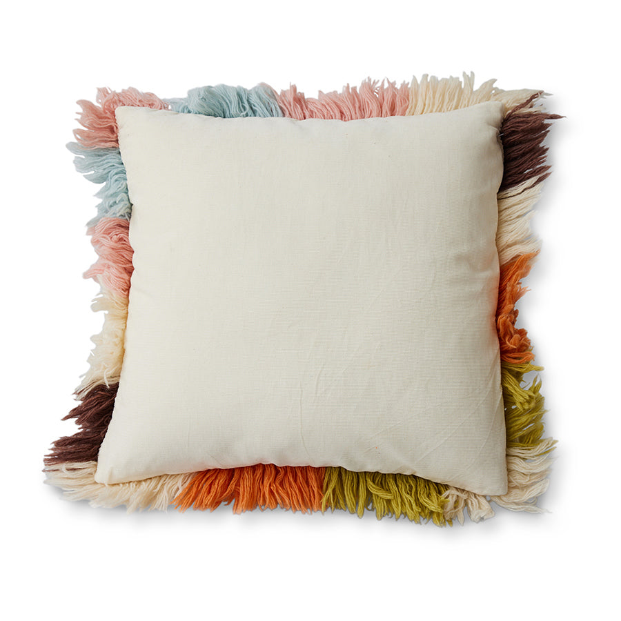 HKLIVING Fluffy Striped Cushion