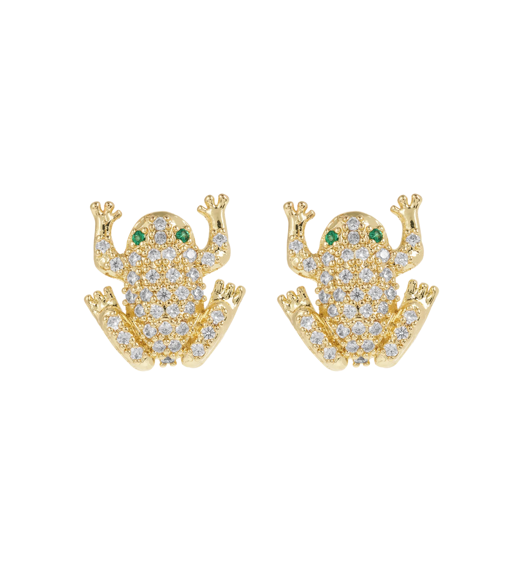 Anna + Nina Enchanted Froggies Studs