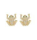 Anna + Nina Enchanted Froggies Studs