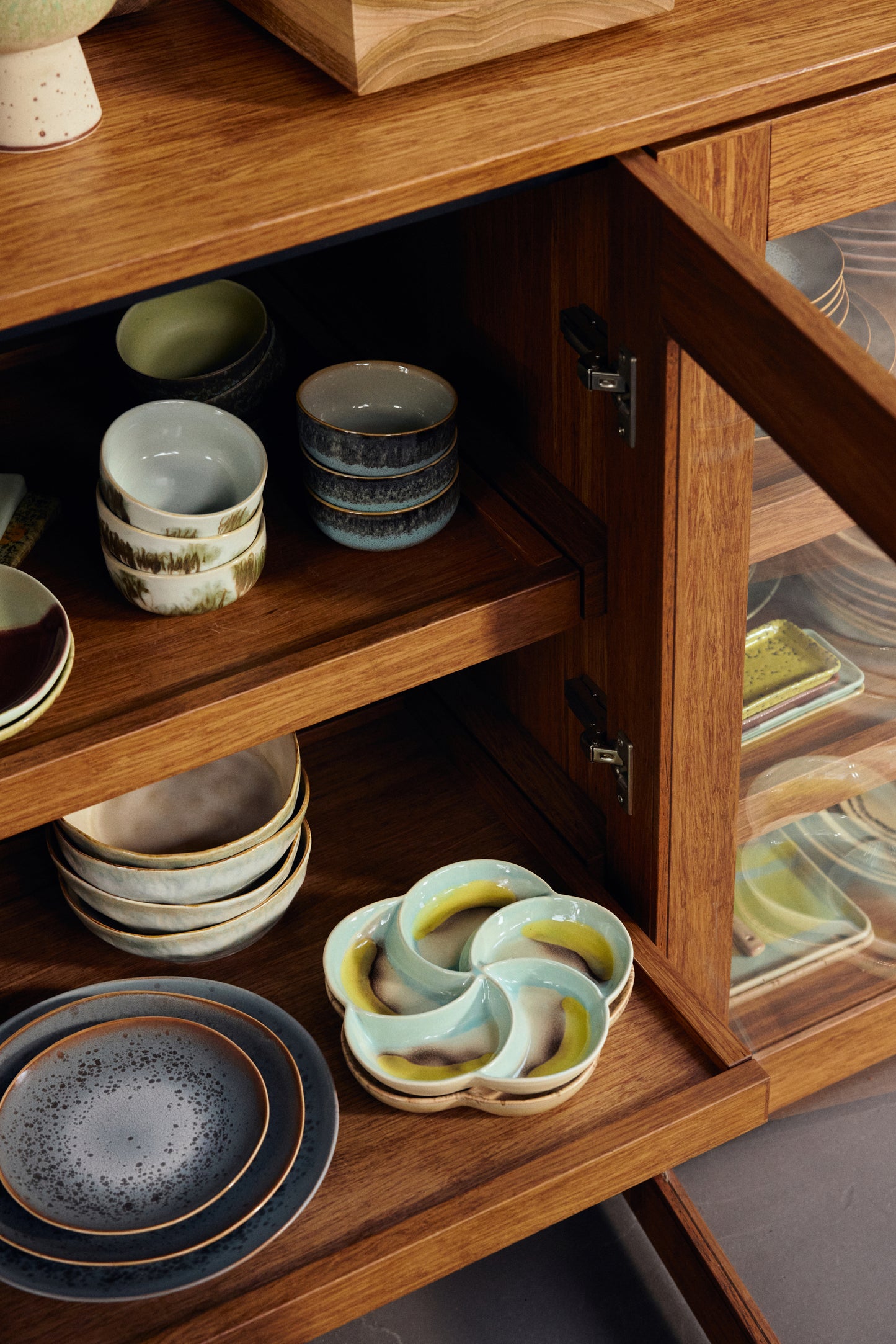 HKLIVING 70s ceramics Snack Tray Glint