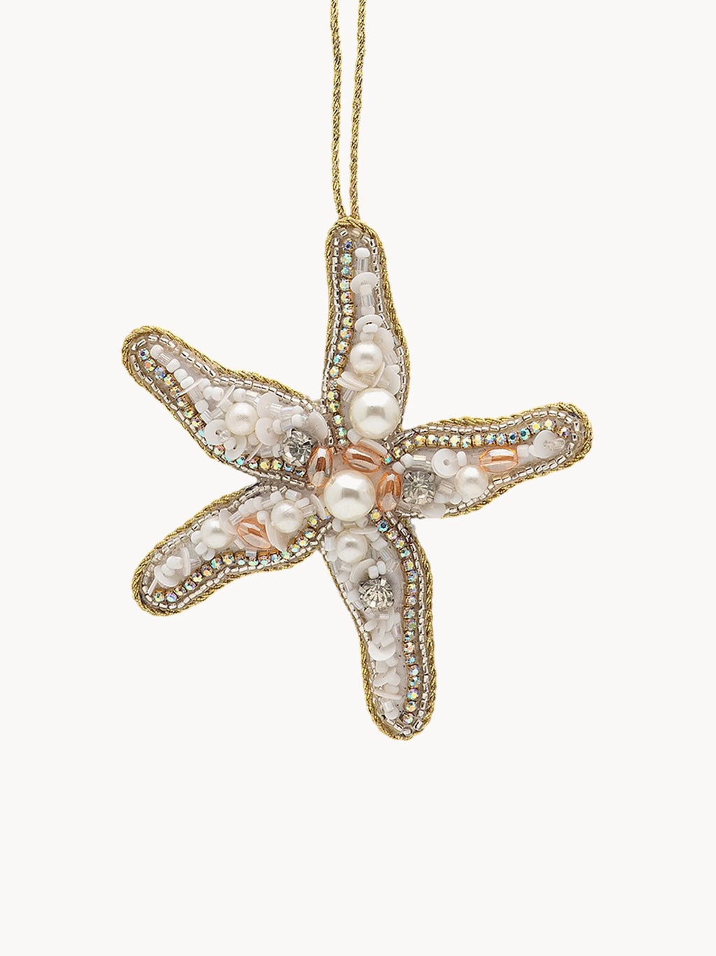 Anna + Nina Beaded Starfish Ornament