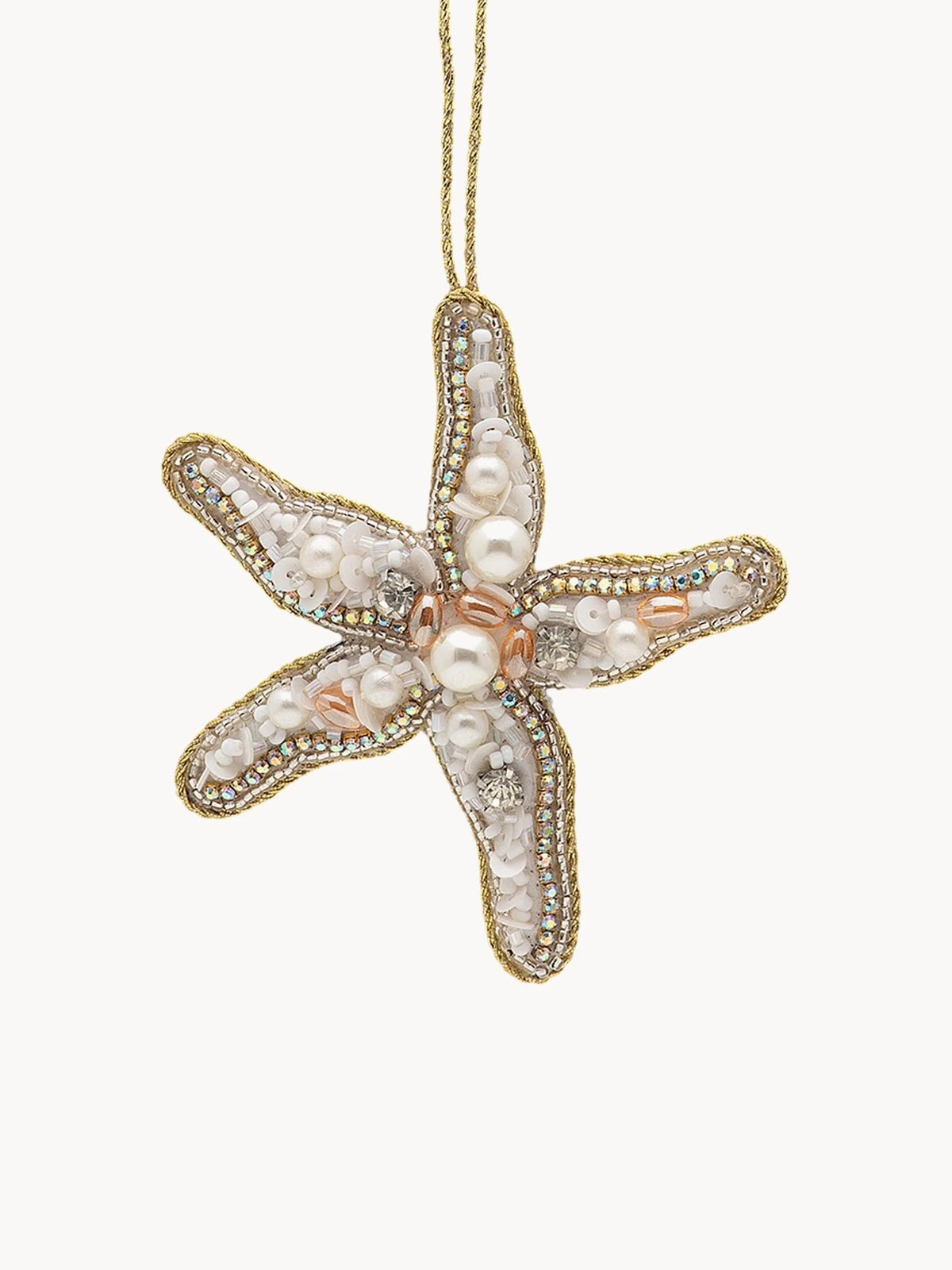 Anna + Nina Beaded Starfish Ornament