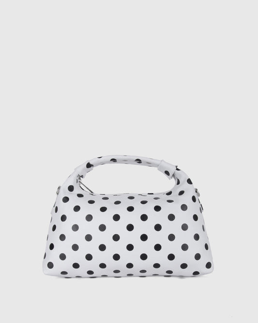 Dandy Buckle Polka White & Black